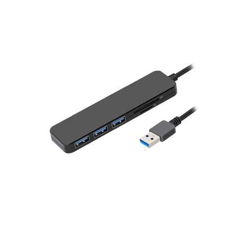 3端口5Gbps速率数据带读卡器的USB 3.0集线器