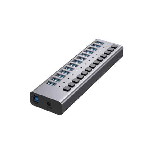 13 Port 5Gbps Rate 60W Powered USB 3.0 Hub