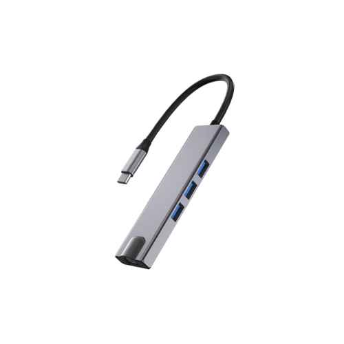 3端口5Gbps速率数据带网络接口的USB3.0集线器