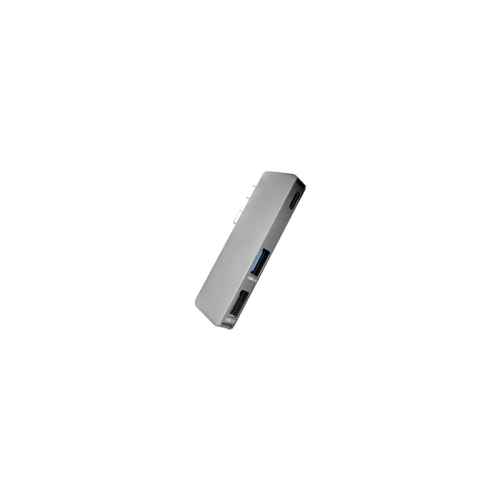 迷你型具有直通功能双USB-C扩展